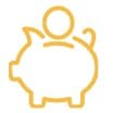 Piggy bank icon