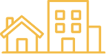 Yellow House and building icon shortened